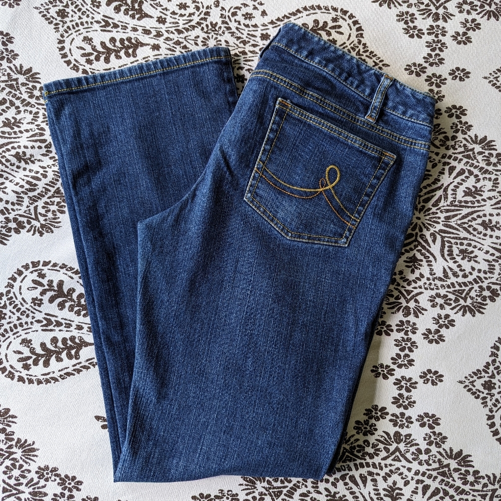 LOFT slim bootcut jeans